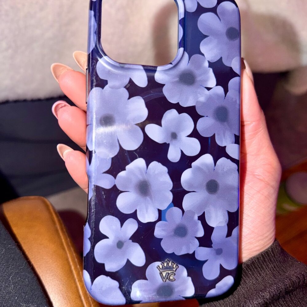 Velvet Caviar Floral MagsafeRing is off back of 16promax case but is on inside